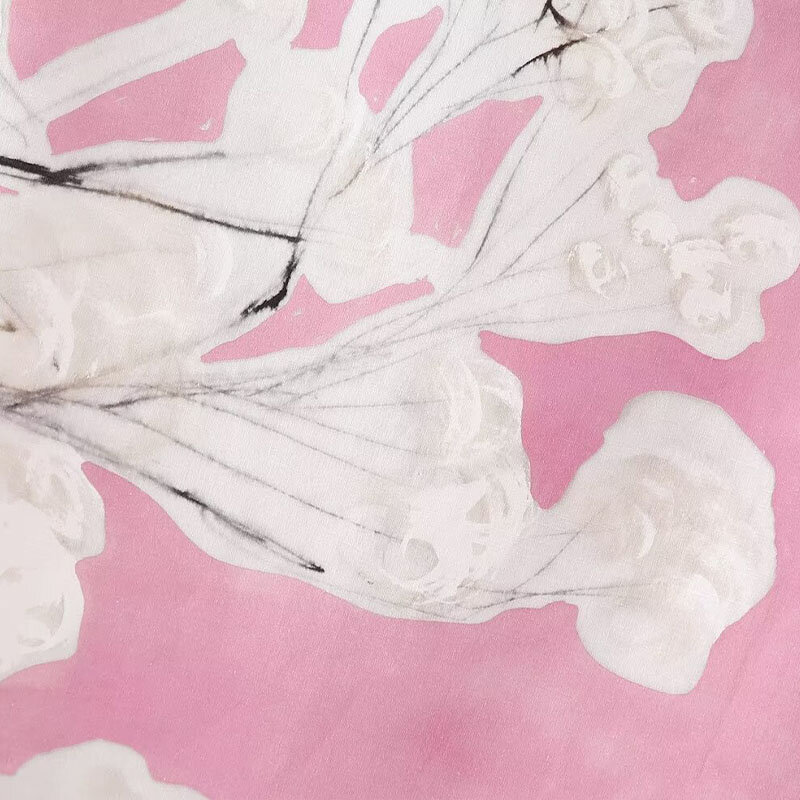 Falda larga informal con estampado de flores para verano, con abertura Falda Midi Sexy, elegante, novedad de 2024