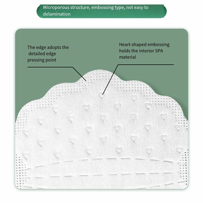 Impermeável descartável suor-absorvendo adesivos, axila cuidado, axilas suor pad, axilas almofada, roupas patches