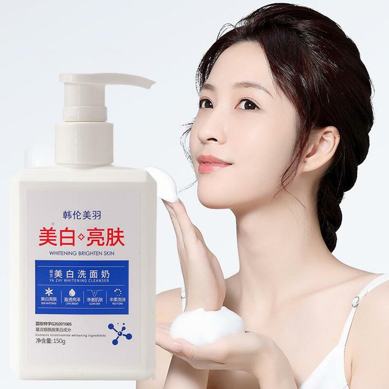 Whitening Cleanser Brightening Facial Cleanser Refreshing Cleanser Control Oil Care Cleaning Niacinamide Skin Facial 150g D U8L2