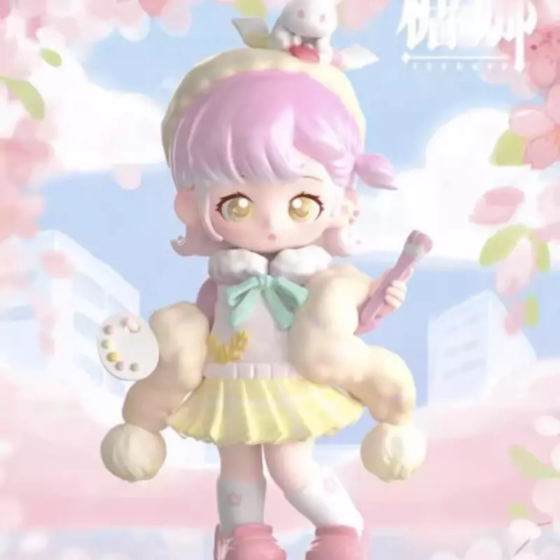 TEENNAR seri Sakura Academy kotak buta mainan kotak misteri tokoh Anime aksi lucu ornamen Desktop Desain Kawaii hadiah boneka anak perempuan