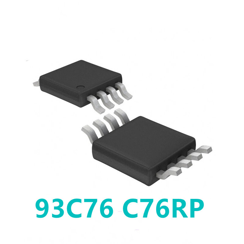 1 Buah Baru Asli 93C76 C76RP TSSOP8 Chip Penyimpanan Chip Jarak Tempuh Pengukur Mobil Di Tangan