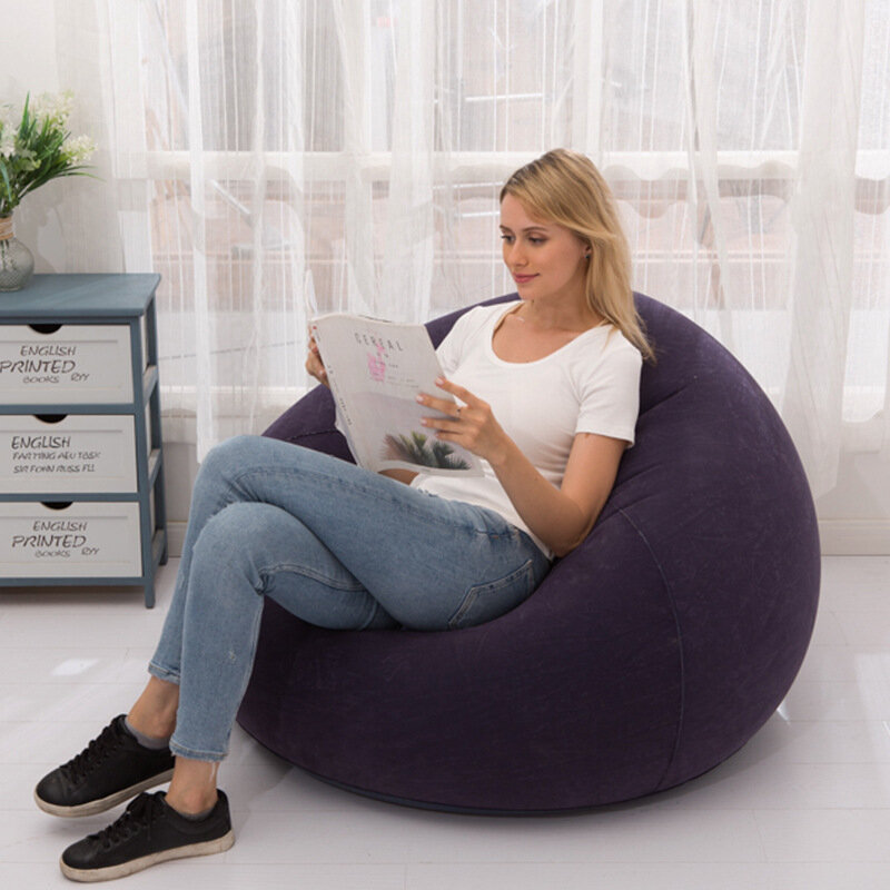 K-STAR цветная коробка, надувной диван для ленивых, кофейного цвета, надувной диван, плюшевый диван, кресло для ленивых, новинка, Лидер продаж 2024, Прямая поставка