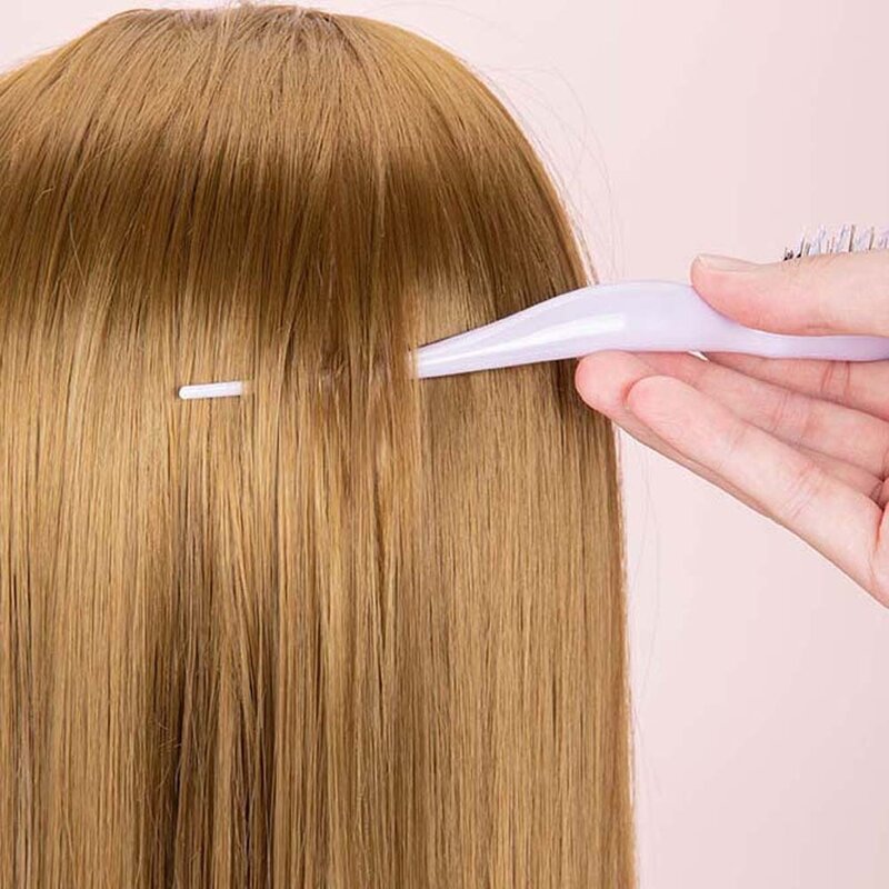 Sikat rambut Teasing Back sisir rambut keriting halus aksesori rambut Aksesori rambut penata rambut keriting nilon ramping