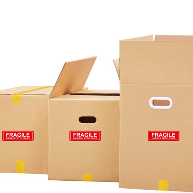 Zerbrechliche Aufkleber Griff mit Pflege Warnung Verpackung/Versand Klebe etiketten Aufkleber für den Versand von Kartons Box Umschläge