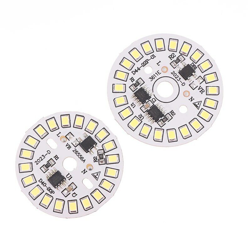 Bulb Light AC 220V Downlight Chip Spotlight LED Bulb Patch Lamp SMD Plate Circular Module Light Source Plate