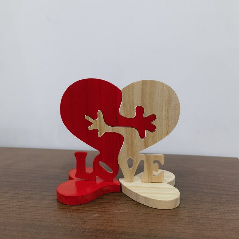 Puzzle en bois "Love", 1 pièce, ornement décoratif, sculpture, nuits