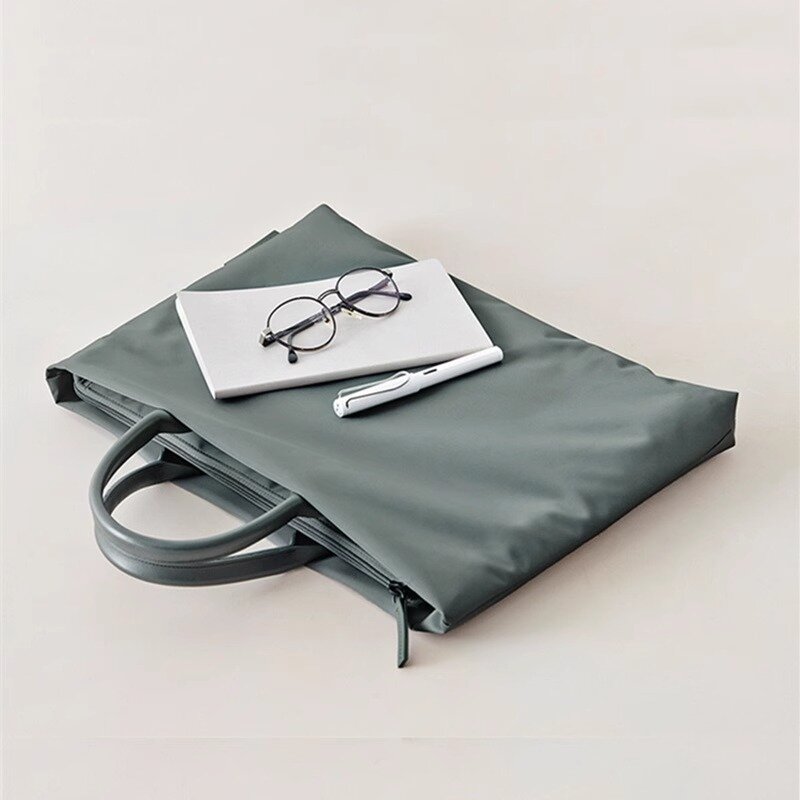 シンプルなラップトップバッグ、ビジネスブリーフケース、ノートブックファイルバッグ