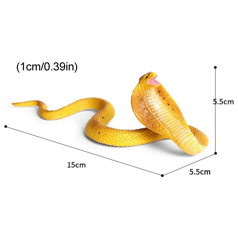 Realistic Simulation Rubber Snake Toy Garden lifelike Joke Prank Gift Halloween DropShipping