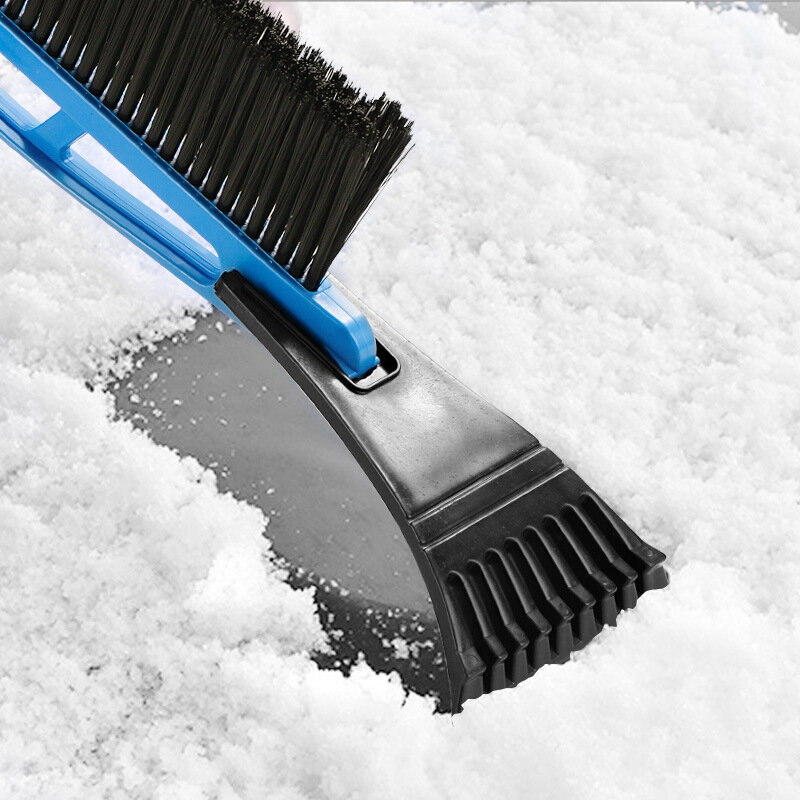 Raschietto per ghiaccio da neve spazzola per la rimozione della neve spazzola per la pulizia della pala strumento per raschiare la pulizia del parabrezza del veicolo dell'auto strumento invernale