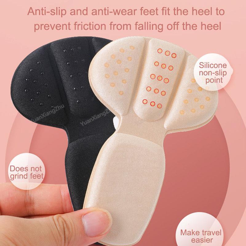Almohadillas en forma de T para zapatos de mujer, productos para el cuidado de los pies, protectores de tacones altos, plantillas ortopédicas, nuevos