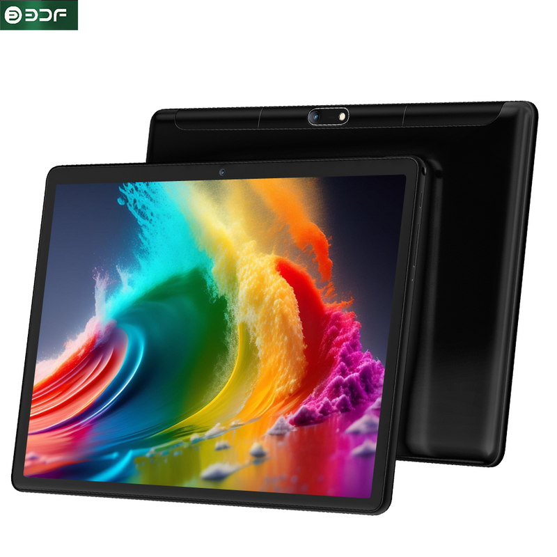 BDF-Tablet PC com cartão Dual SIM, Android 11, suporte a chamada de celular 3G, Bluetooth e Wi-Fi, 10,1 pol, 4GB + 64GB
