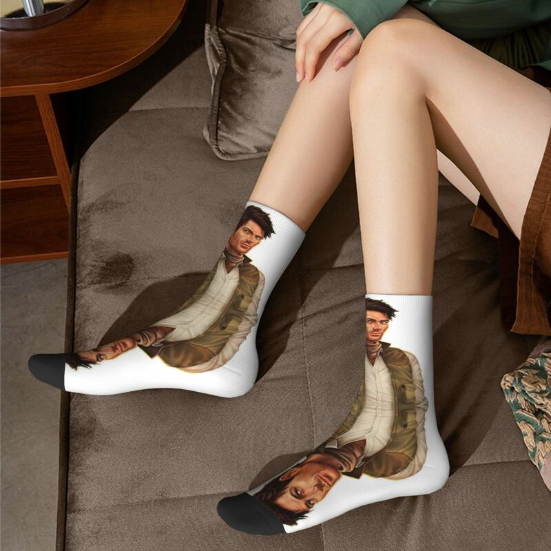 Book Of Ra Socks Harajuku Sweat Absorbing Stockings All Season Long Socks Accessories for Unisex Gifts
