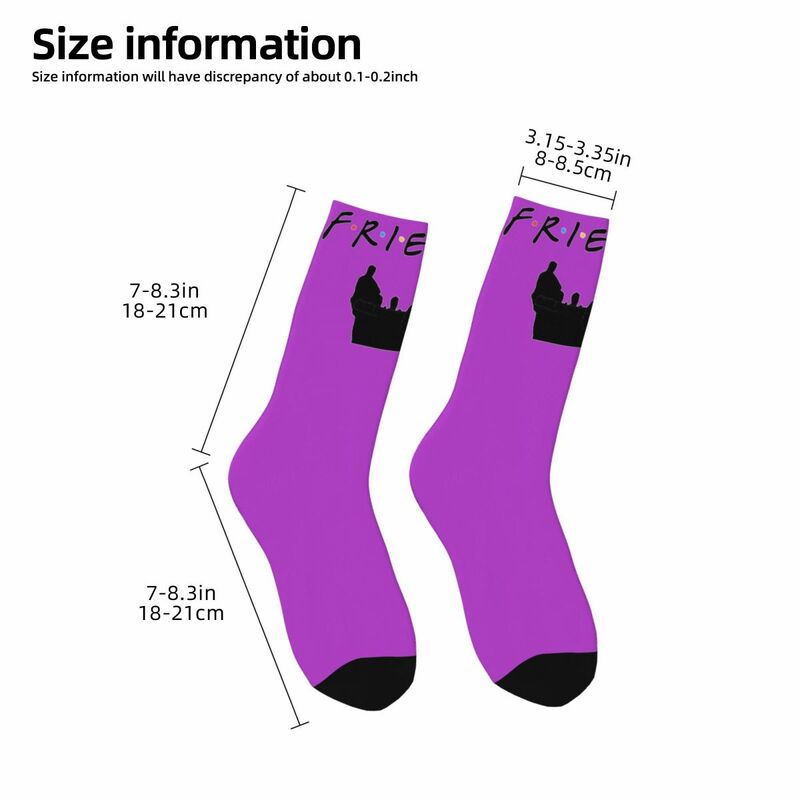 Calcetines coloridos con estampado 3D para hombre y mujer, calcetín Unisex con estampado de mejores amigos de la serie de TV, ideal para ciclismo, estilo callejero