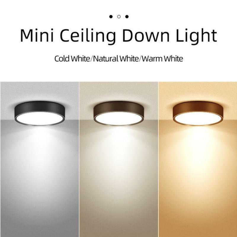 Illuminazione a soffitto 10W plafoniera da incasso a montaggio superficiale per soggiorno faretto pannello luci lampada da cucina AC185-265V