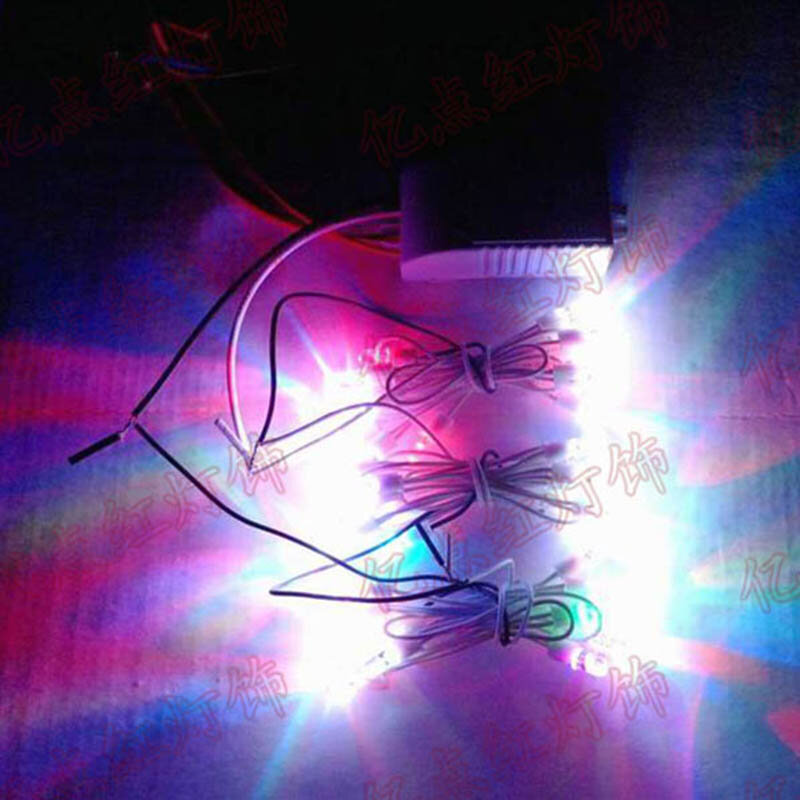 DIY LED cordas para o ano novo Natal casamento LED cor mudando luzes decorativas coloridas para Bar KTV