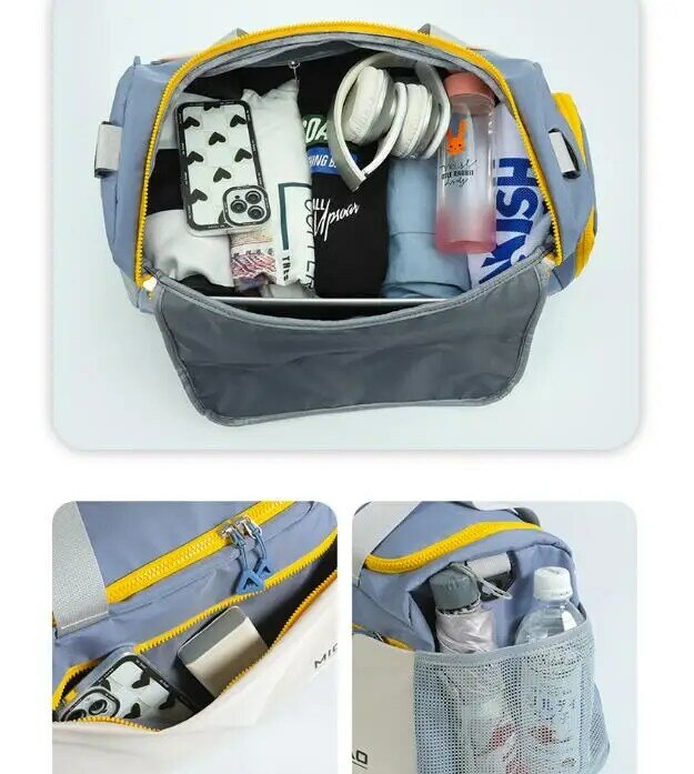 Дорожная сумка для мужчин и женщин, вместительный рюкзак через плечо для багажа, мешок для хранения обуви, занятий йогой, отдыха, спортзала, фитнеса