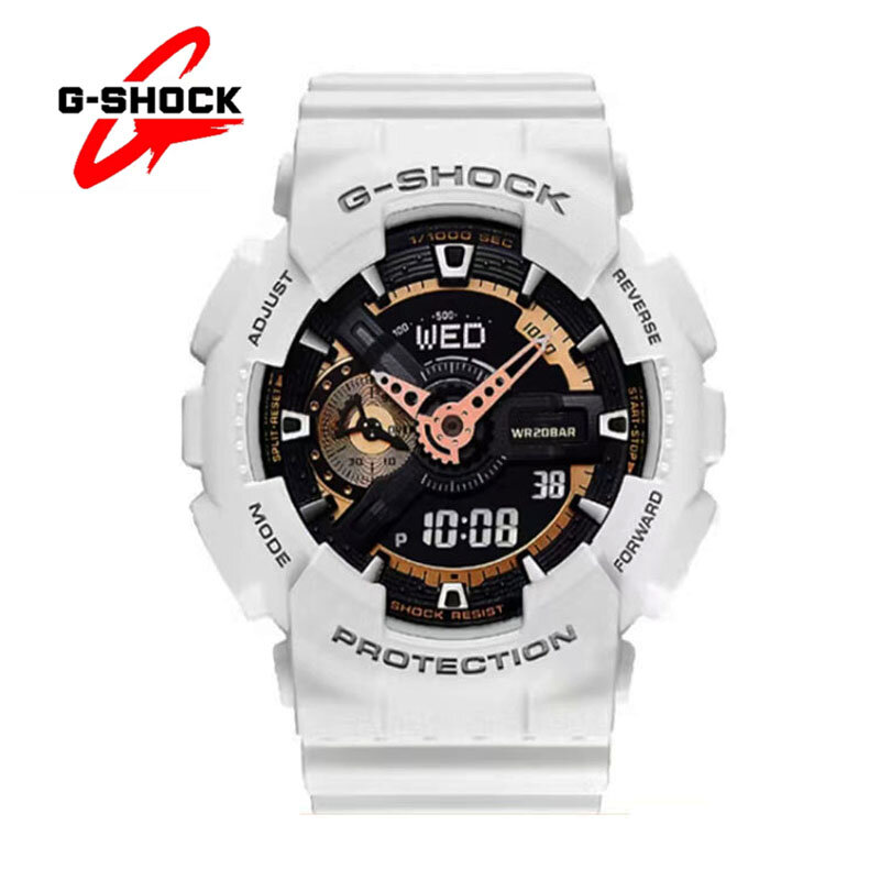 G-SHOCK Watches for Men Quartz Watch Fashion Casual Multifunctional Outdoor Sport Shockproof LED Dial Dual Display Watch GA110