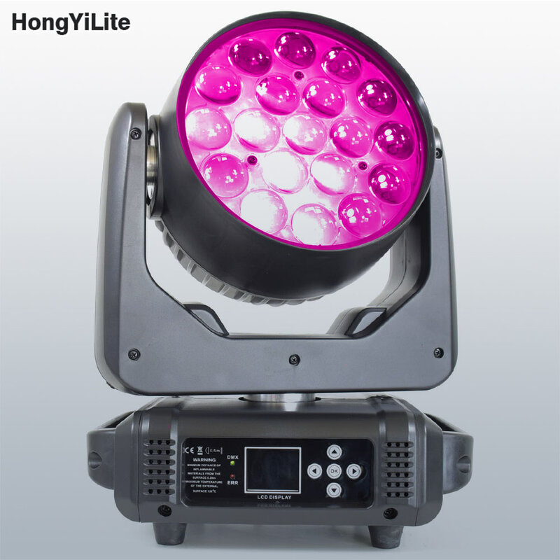 Vendita calda di alta qualità LED Wash Zoom 19 x15w con funzione CTO ECO RGBW DMX Beam Ring Effect illuminazione scenica per DJ drico Show