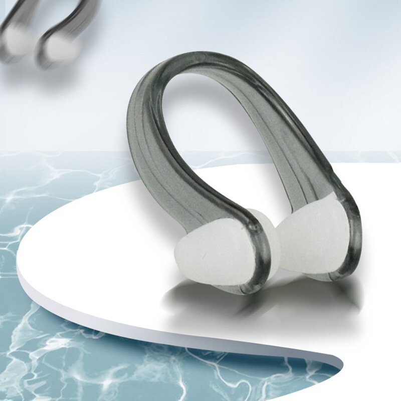 수영 귀마개 실리콘 귀마개, 방수 나선형 다이빙 귀마개, 코 클립, 다이빙 및 수중 스포츠 액세서리