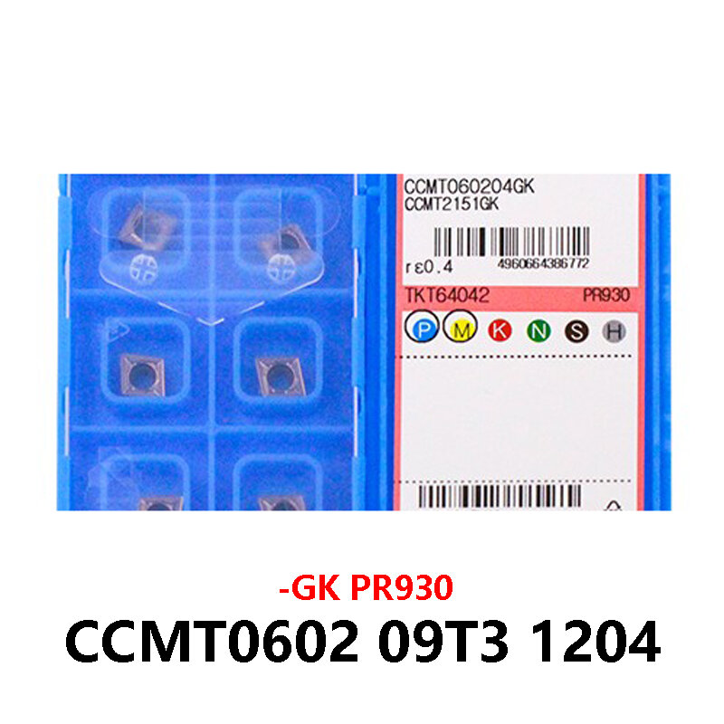 100% Original Carbide Inserts CCMT09T304 CCMT060204 PR930 CCMT09T302 CCMT120404-GK CNC Cutter CCMT CCMT09T304GK CCMT120404GK
