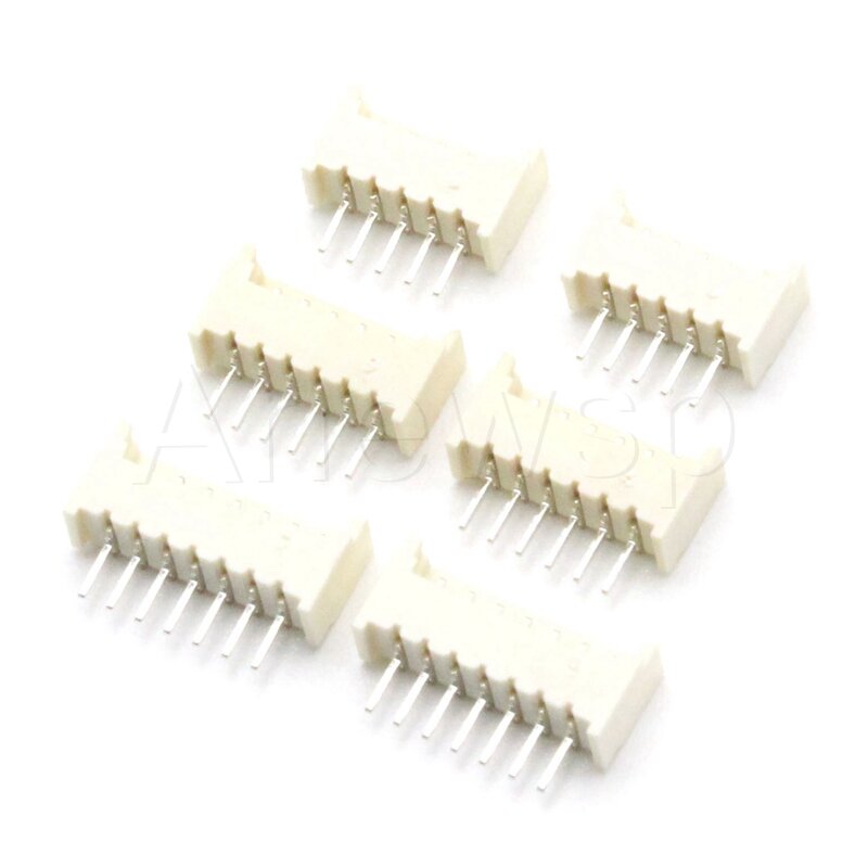 20PCS MICRO JST 1.25MM Pitch 2P/3P/4P/5P/6P/7P/8P/9P/10P/11P/12P Straight Needle Seat Socket Type Connector