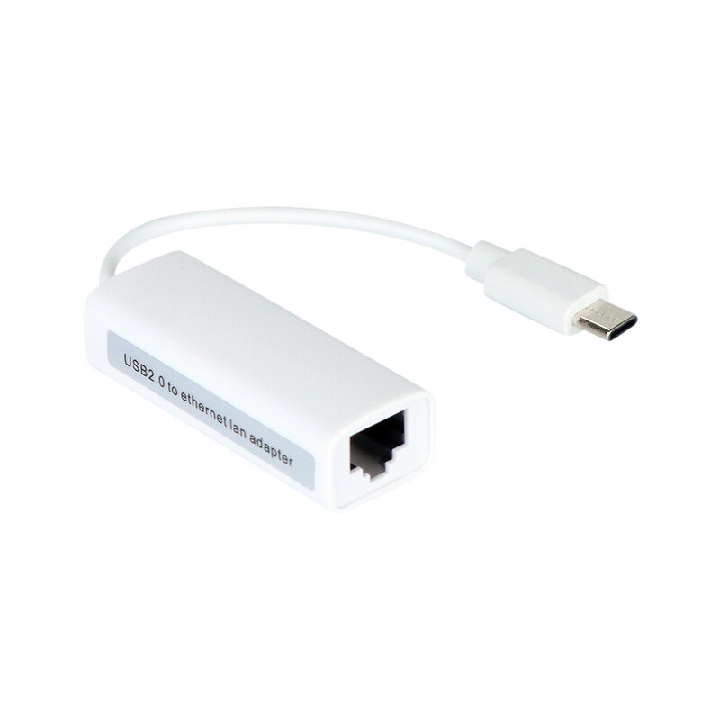 Adaptador de red Ethernet USB 2,0 tipo C a RJ45 10/100, Cable de Internet con Cable para Macbook, sistemas Windows, nuevo