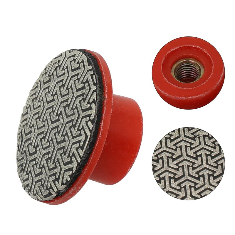 2Inch 50mm M10 Electroplated Polishing Pads Tile Concrete Sanding Disc GRIT 50-400 Workshop Equipment Power Tools