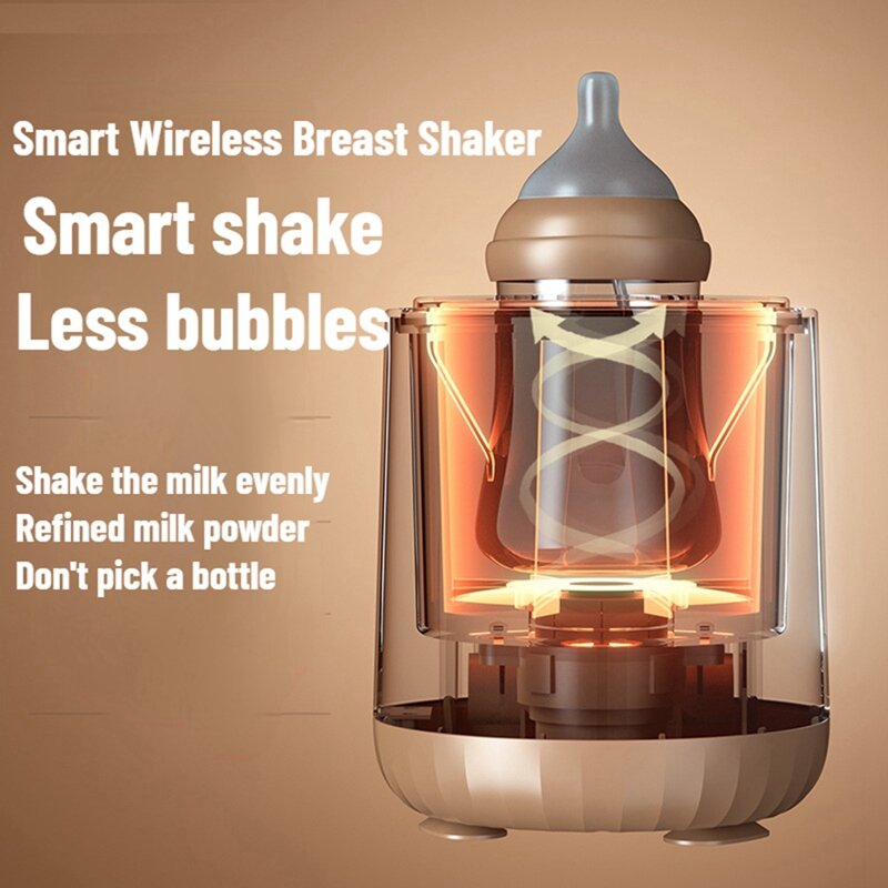 USB Baby Bottles Shaker Electric Milk Powder Blender Feeding Bottles Shake Not Easy To Produce Bubble Home Travel