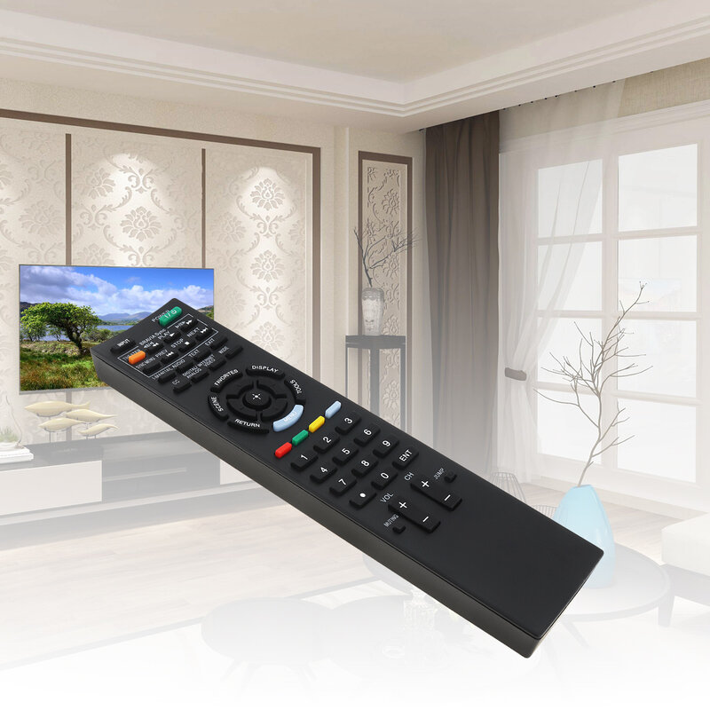 Replacement 433MHz IR TV Remote Control with Long Transmission for S ONY RM-ED022 TV Stable Performance