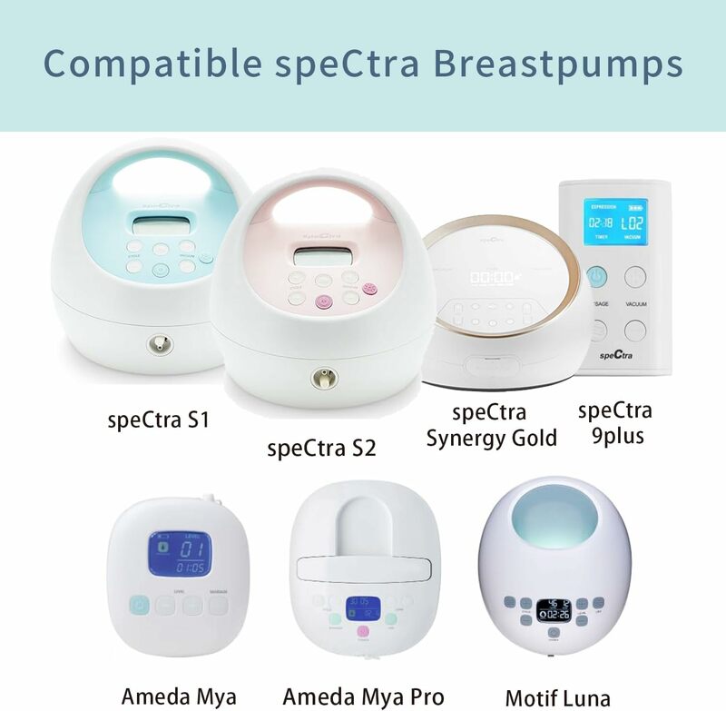 Protector de reflujo Compatible con Spectra S2 Spectra S1 y 9 Plus Breastpump, reemplazo de Spectra, Protector de reflujo, piezas de bomba