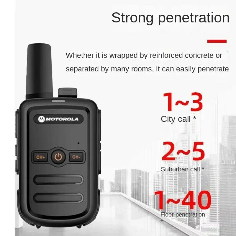 Portable Walkie Talkie, PT858, 2-way radio, 16 channels, UHF 400-470MHz, send headset, wireless FM, outdoor places