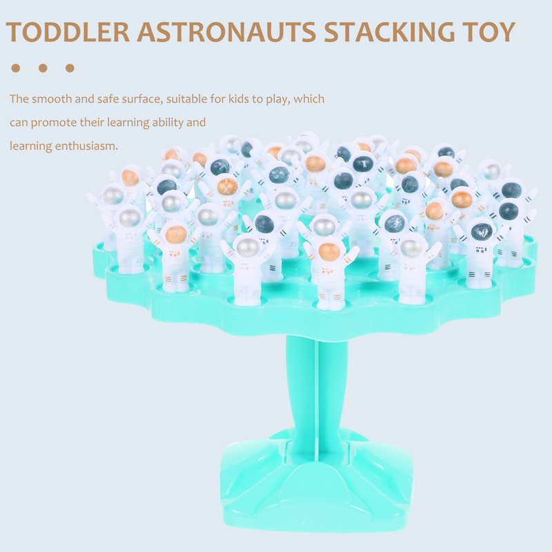 Criança brinquedos educativos para crianças, adorável astronautas blocos para crianças, empilhamento brinquedo, PP, crianças