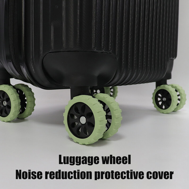 Luggage Wheel Cover Silicone Protective Cover Anti-Slip Wheel Cover Silent Multi-Color Wheel Cover