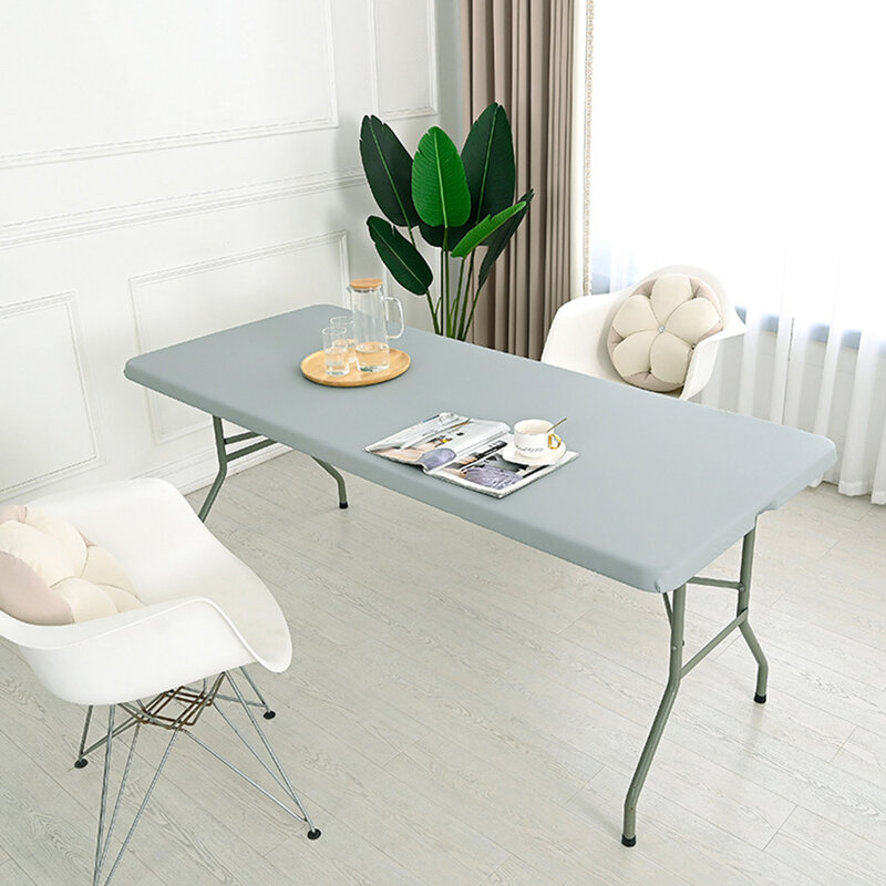 Mantel impermeable de cobertura completa, cubierta de mesa de té, resistente al aceite y a las quemaduras, para escritorio
