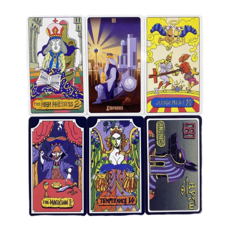 JoJo's 기묘한 모험 타로 카드, 오라클 영어 비전, 점술 에디션, Borad 게임, A 84 덱