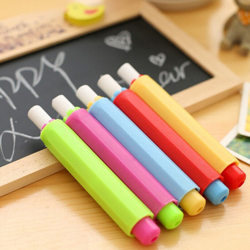 On Board Wholesale Random Color Hot sale 1 Pcs Chalk Holders Clean Teaching Hold For Teacher Children Home Education random