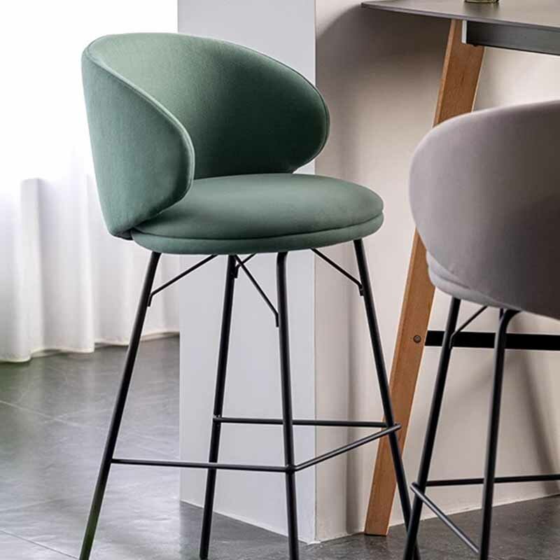 Современные барные стулья для ресепшн, кухонный дизайнерский высокий парикмахерский барный стул для ожидания, кресло-лабиринт со спинкой, домашняя мебель