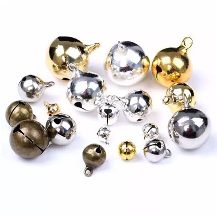 20-300 шт., декоративные алюминиевые колокольчики для рождественской ёлки