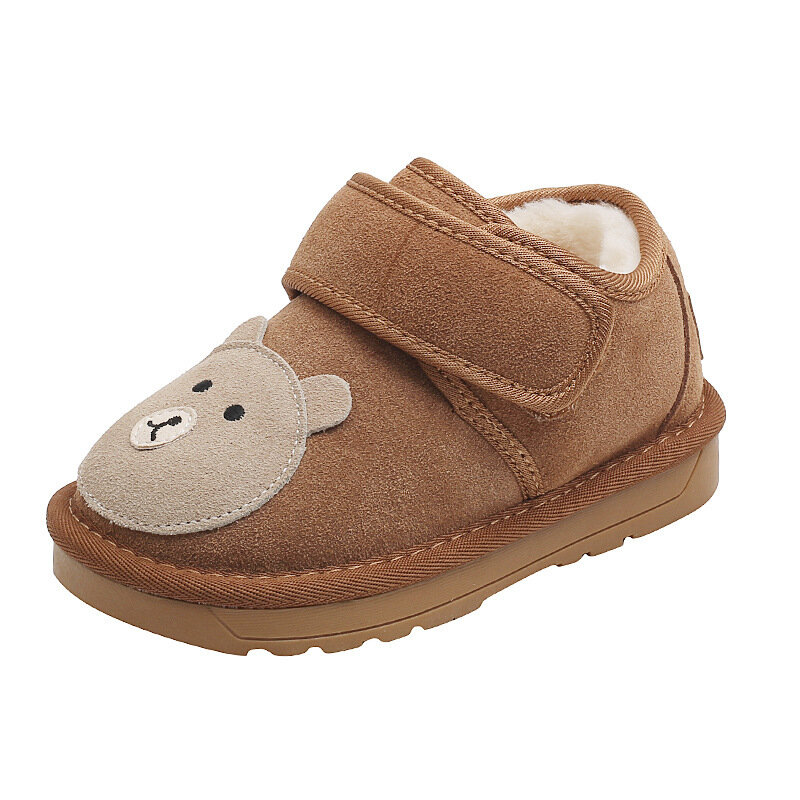 かわいい赤ちゃんのための革のブーツ,冬のブーツ,男の子と女の子のための低い靴,新しい2022コレクション