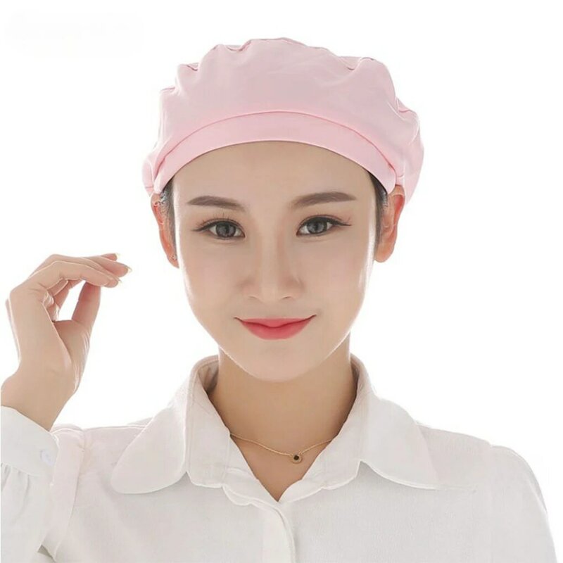 Dustproof Kitchen Chef Hat Wide Application For Factory Work Dustproof Breathable Kitchen Chef