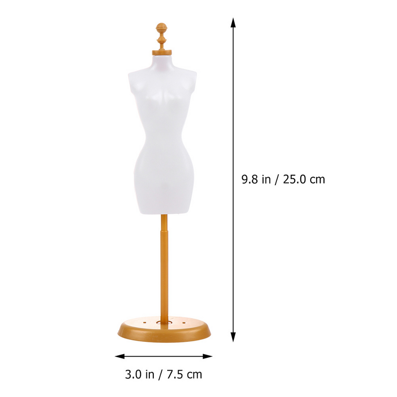 6 szt. Plastikowa spódnica ekspozycyjna Manekin Model Odzież Stojak na manekin