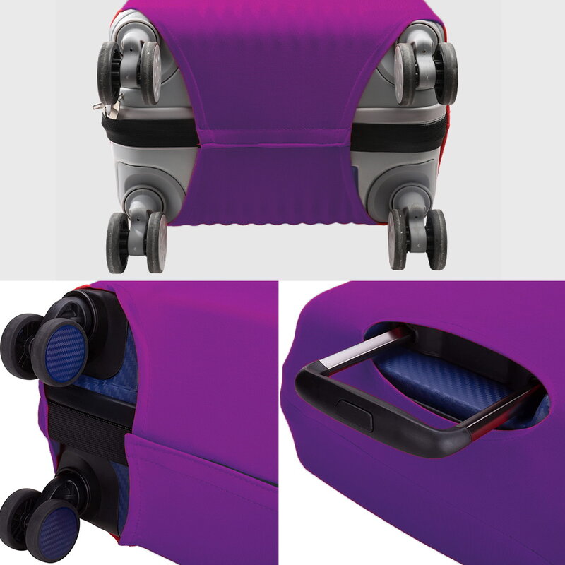 トラベルスーツケース,ダイヤモンドパターン,伸縮性のある折りたたみ式ラゲッジカバー,18〜28インチの手荷物用保護ケース,トラベルアクセサリー