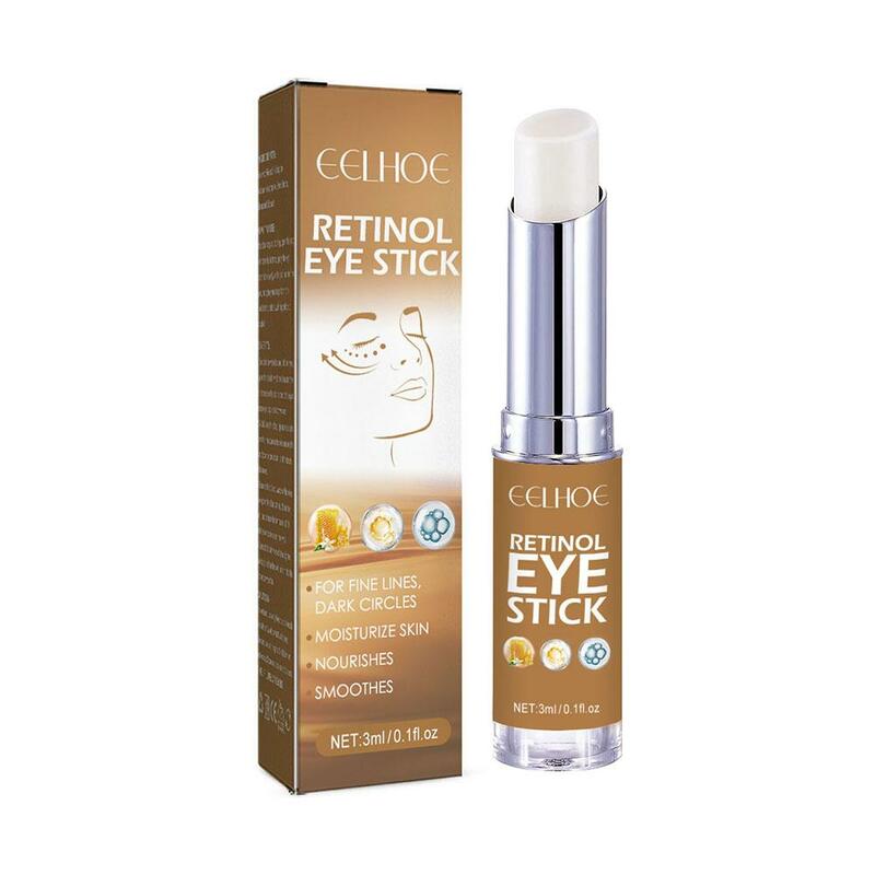 Retinol Eye Cream Stick, Firming, Anti-Envelhecimento, Rugas, círculos escuros, Anti-Puffiness, Whiten, Hidratante, Skin Care Produto, 2pcs