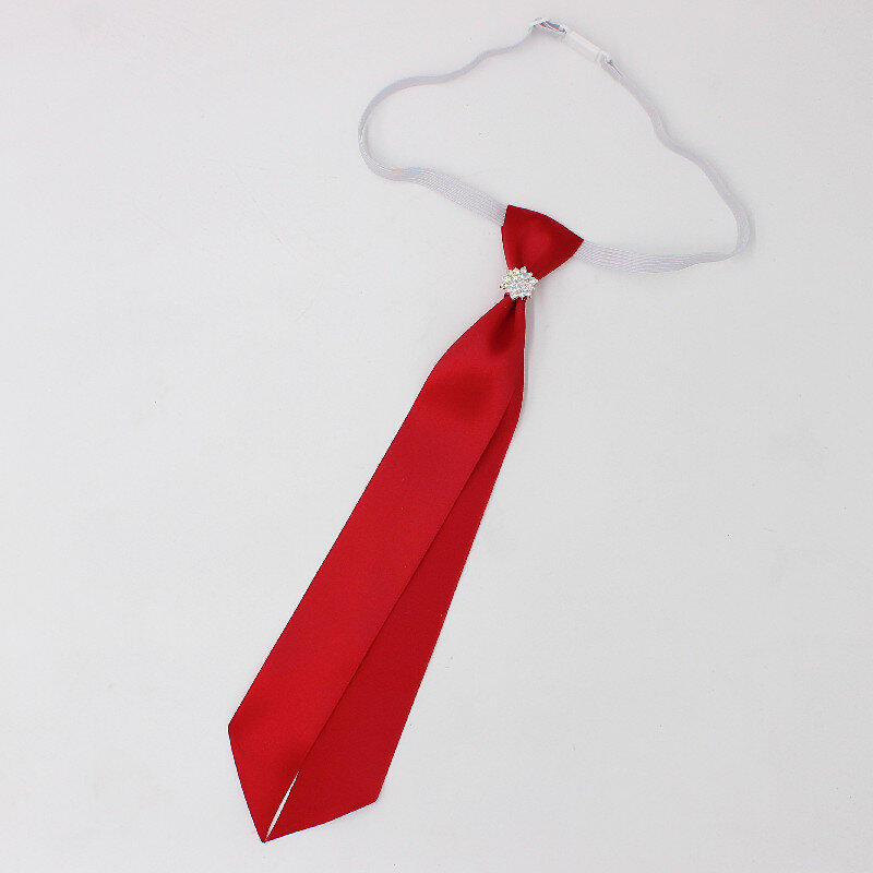 Fashion tie shirt with long fall tie long in bright colors and adjustable without tying