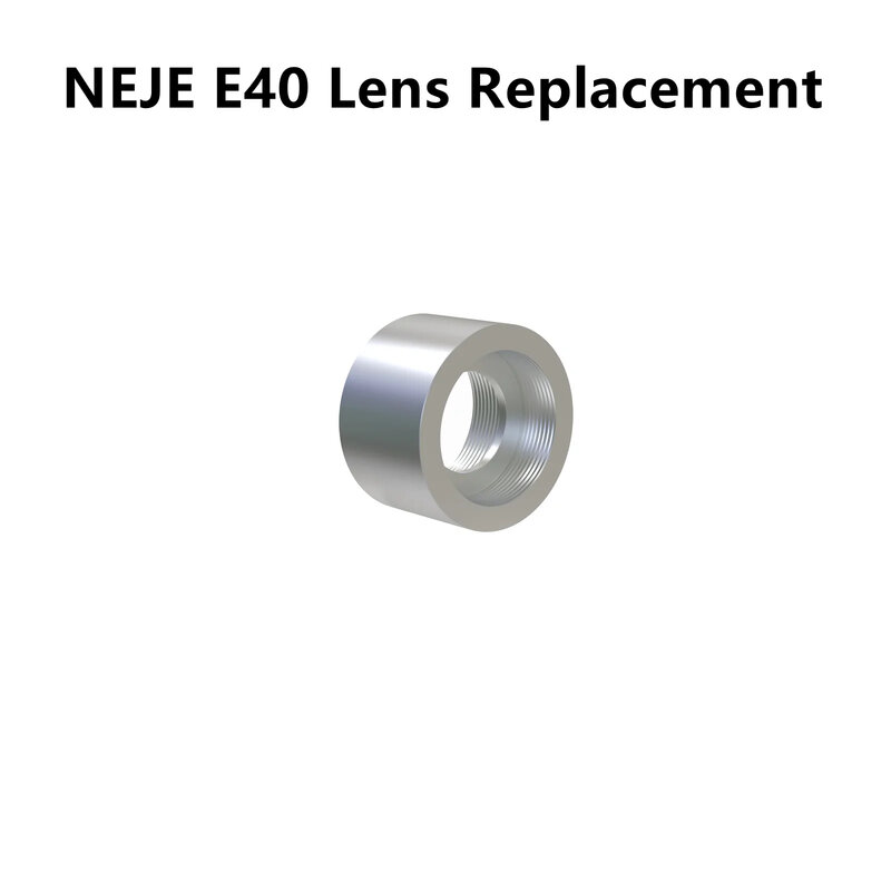 Reemplazo de lente de módulo láser NEJE E40, lente de protección de ventana resistente a altas temperaturas añadida para mejorar la vida LD