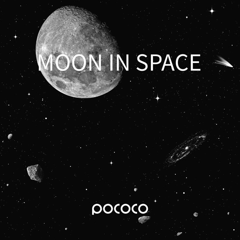 POCOCO-Projetor Galáxia, Lua e Estrelas Discos, 5K Ultra HD, Sem Projetor, 6 PCs, Sem Projetor