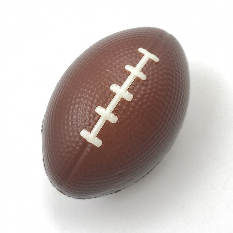 Антистрессовый фиджет для регби, коричневый офисный мяч для снятия давления, детский надувной мяч, антистрессовая игрушка для снятия стресса