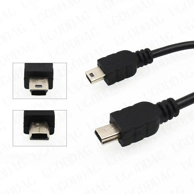Câble adaptateur USB A/femelle vers Mini USB B/mâle, 5P, OTG/V3, câble de données, pour voiture, tablette Audio, MP3/MP4, Test avant l'envoi