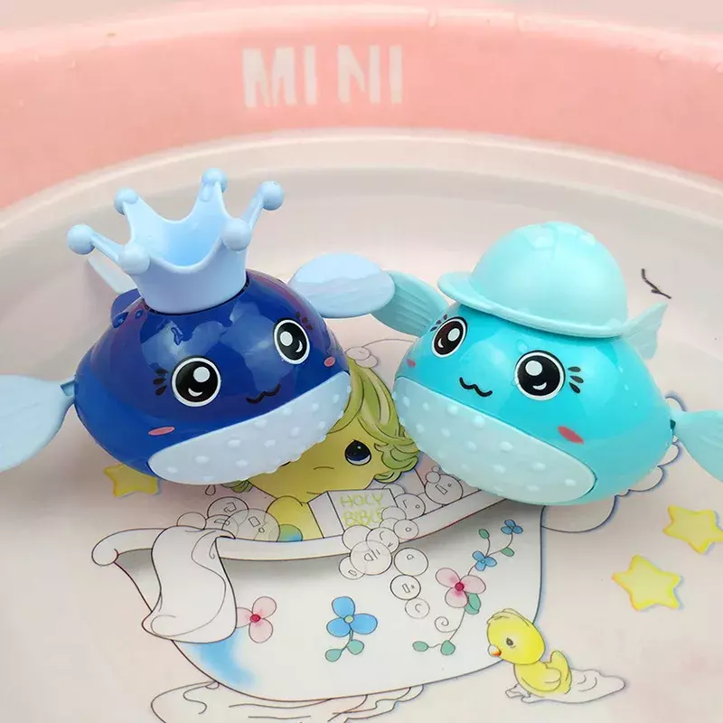 Zabawki do kąpieli dla niemowląt kąpielowy uroczy basen z koroną Globefish na plaży klasyczny łańcuch w zegarku wodne zabawki dla dzieci bawić się zabawkami wody