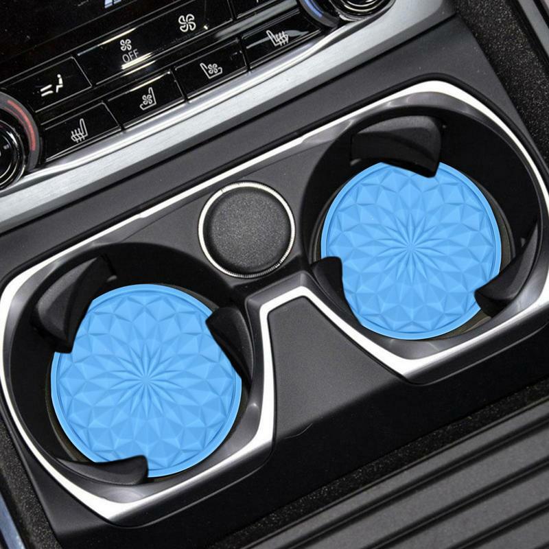 Coaster For Car Drink Holder 4pcs Heat Resistant Vehicle Coaster Anti-slip Car Interior Accessories For Most Cars To Hold Coffee